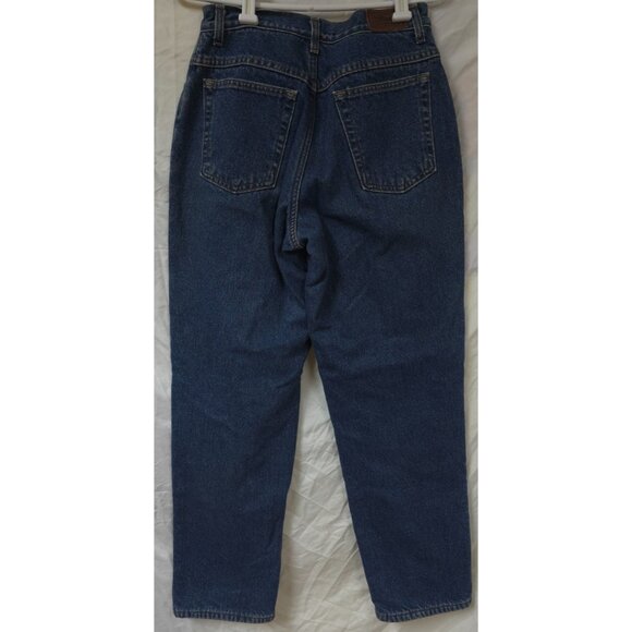 VTG L.L. Bean Womems 6 M-T Double L Red Flannel Lined Relaxed Fit Jeans 26x32 - Picture 6 of 13